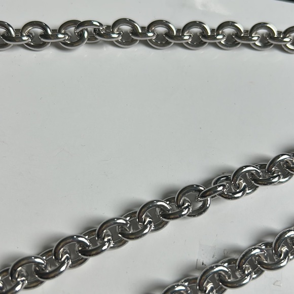 LS 5th style in the DIY collection of necklaces. 4 chains silver plated rhodium - Picture 8 of 14
